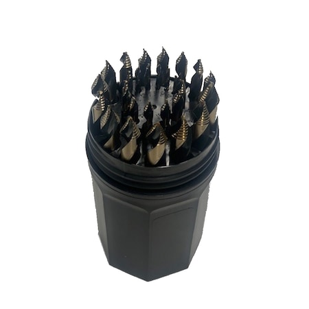 Viking Norseman Drill Viking 22903 1/16-1/2" Black and Gold Oxide HSS Drill Bit Set 29-Piece 22903